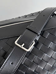 Bottegaveneta Intrecciato Duffle black bag size 55x29x24cm - 2