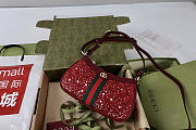 Gucci Ophidia crystals small shoulder bag size 26x15x6.5cm - 3