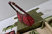 Gucci Ophidia crystals small shoulder bag size 26x15x6.5cm - 2