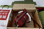 Gucci Ophidia crystals small boston bag size 21x13x11cm - 3