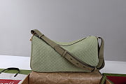 Gucci Half Horsebit medium shoulder bag green size 38x20x15cm - 5