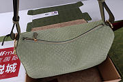 Gucci Half Horsebit medium shoulder bag green size 38x20x15cm - 2