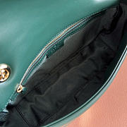Gucci Marmont green bag size 26x15x7cm - 3