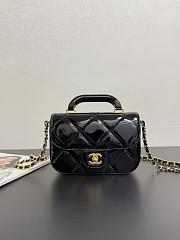 Chanel black bag mini size 18x4.5x13cm - 1