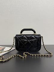 Chanel black bag mini size 18x4.5x13cm - 5