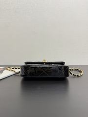 Chanel black bag mini size 18x4.5x13cm - 2