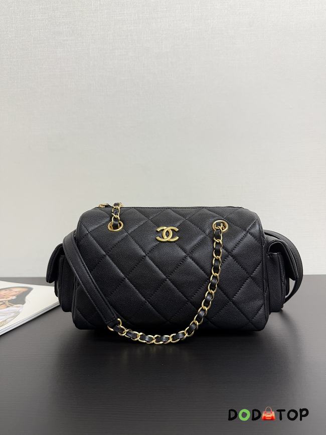 Chanel 25k Bag black 24x15.5x11.5cm - 1