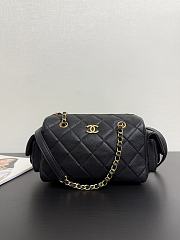 Chanel 25k Bag black 24x15.5x11.5cm - 1