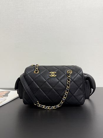 Chanel 25k Bag black 24x15.5x11.5cm