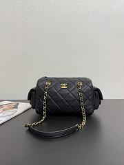 Chanel 25k Bag black 24x15.5x11.5cm - 6