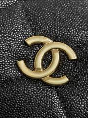 Chanel 25k Bag black 24x15.5x11.5cm - 2