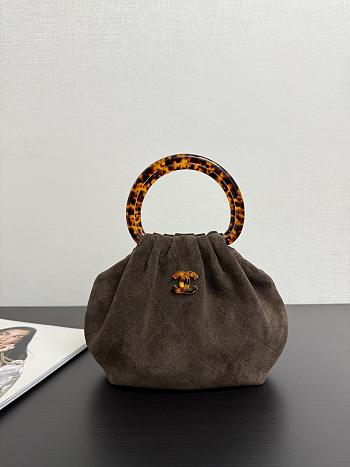 Chanel mini pouch bag size 18x24x12cm