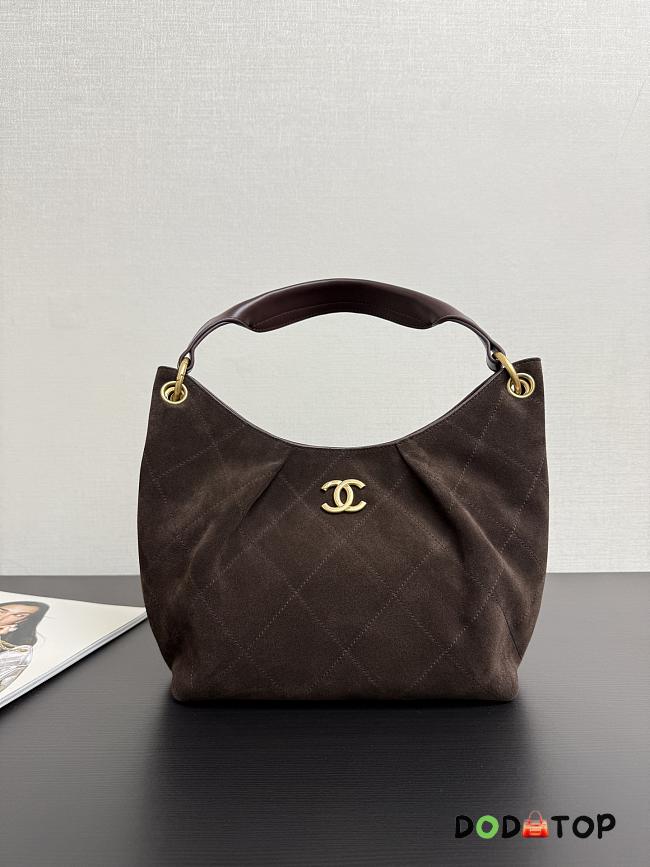 Chanel hobo 26C brown bag size 32x20x9cm - 1