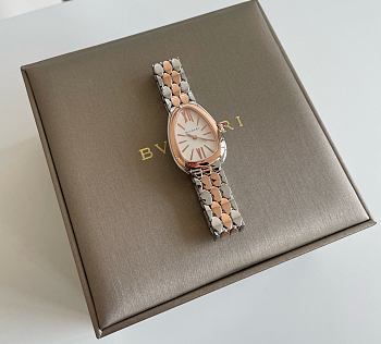 Bulgari Serpenti Seduttori Quartz Silver Dial Ladies Watch 