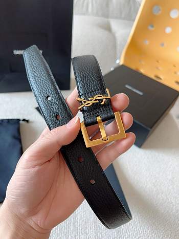 YSL belt black 3cm