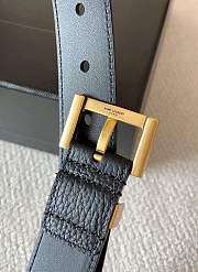 YSL belt black 3cm - 3