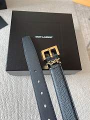 YSL belt black 3cm - 2