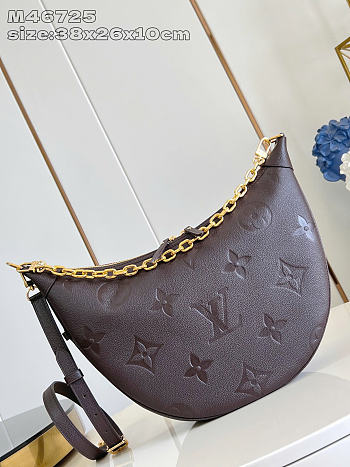 Louis Vuitton Loop Hobo Monogram Empreinte Leather bag M46725 Size 38 x 26 x 10 cm