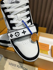  LV trainer sneaker black men - 6