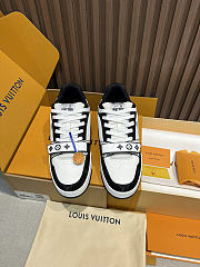  LV trainer sneaker black men - 4