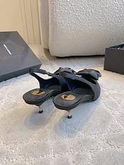 Saint Laurent  Dakota Slingback Pumps in Satin Crepe 5cm, black - 6