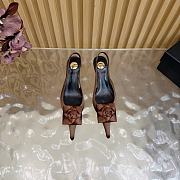 Saint Laurent Dakota Slingback Pumps in Satin Crepe 5cm, 01 - 2