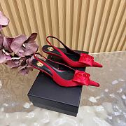 Saint Laurent Dakota Slingback Pumps in Satin Crepe 5cm, 02 - 1