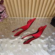 Saint Laurent Dakota Slingback Pumps in Satin Crepe 5cm, 02 - 4