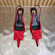 Saint Laurent Dakota Slingback Pumps in Satin Crepe 5cm, 02 - 3