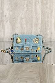Chanel denim bag size 20cm - 3