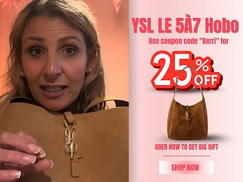 YSL LE 5À7 Hobo bag size 30x31x13cm Code Kerri (25% off)