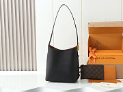 Louis Vuitton M25544 All In PM Low Key black bag size 24.0 x 28.0 x 16.0cm - 4