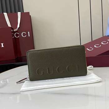 Gucci 835120 wallet green size 10.5x19x2cm