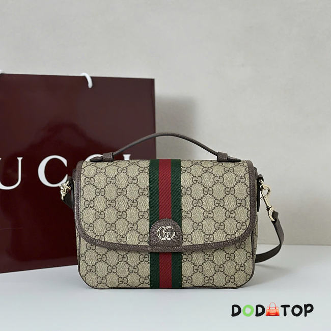 Gucci Ophidia medium top handle bag size 24x11.5x17cm - 1