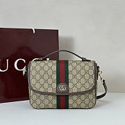 Gucci Ophidia medium top handle bag size 24x11.5x17cm - 1