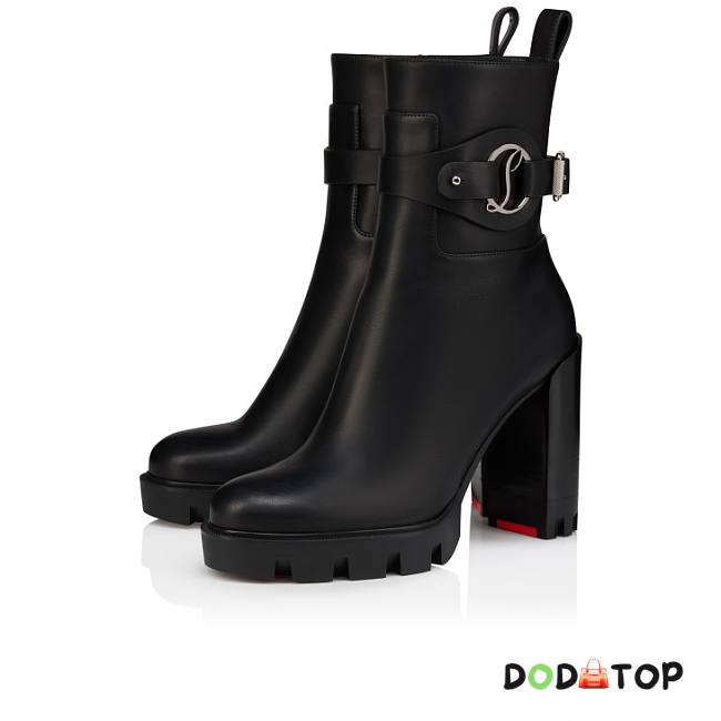 Christian Louboutin  Dianouchette Lug 100 mm Low boots - Waxed calf leather  - 1