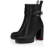 Christian Louboutin  Dianouchette Lug 100 mm Low boots - Waxed calf leather  - 1