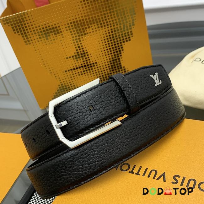 Louis Vuitton belt black 3.5cm - 1