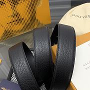 Louis Vuitton belt black 3.5cm - 4