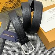 Louis Vuitton belt black 3.5cm - 3