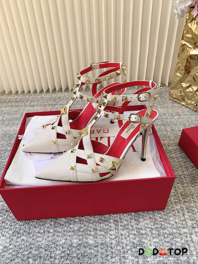 Valentino heels 9cm white  - 1