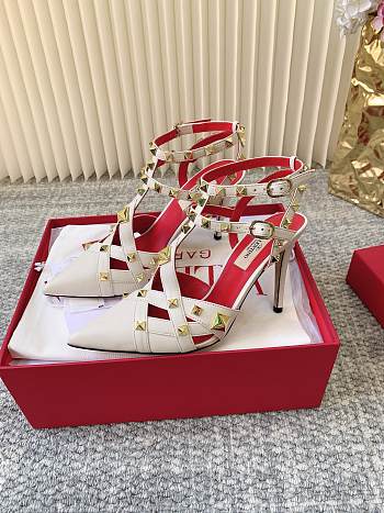 Valentino heels 9cm white 