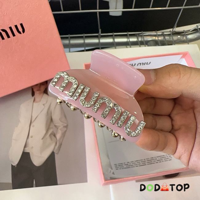 MiuMiu Hair clip pink - 1