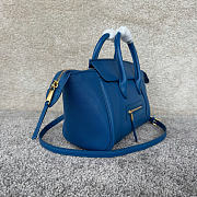 Celine bag shiny soft blue size 38.5x11.5x16.5 cm - 6