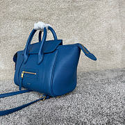Celine bag shiny soft blue size 38.5x11.5x16.5 cm - 5