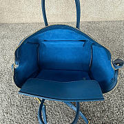 Celine bag shiny soft blue size 38.5x11.5x16.5 cm - 4