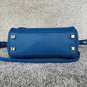 Celine bag shiny soft blue size 38.5x11.5x16.5 cm - 3