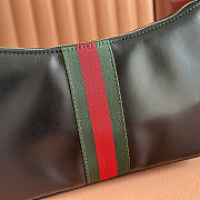 Gucci Lunette small shoulder bag black size W 22 cm x H 13 cm x D 3 cm - 3