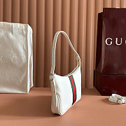 Gucci Lunette small shoulder bag white size W 22 cm x H 13 cm x D 3 cm - 6