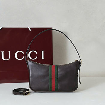 Gucci Lunette small shoulder bag brown size W 22 cm x H 13 cm x D 3 cm